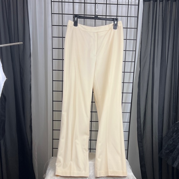 Brooks Brothers Pants - Brooks Brothers Cream Wide Leg Women's Pants